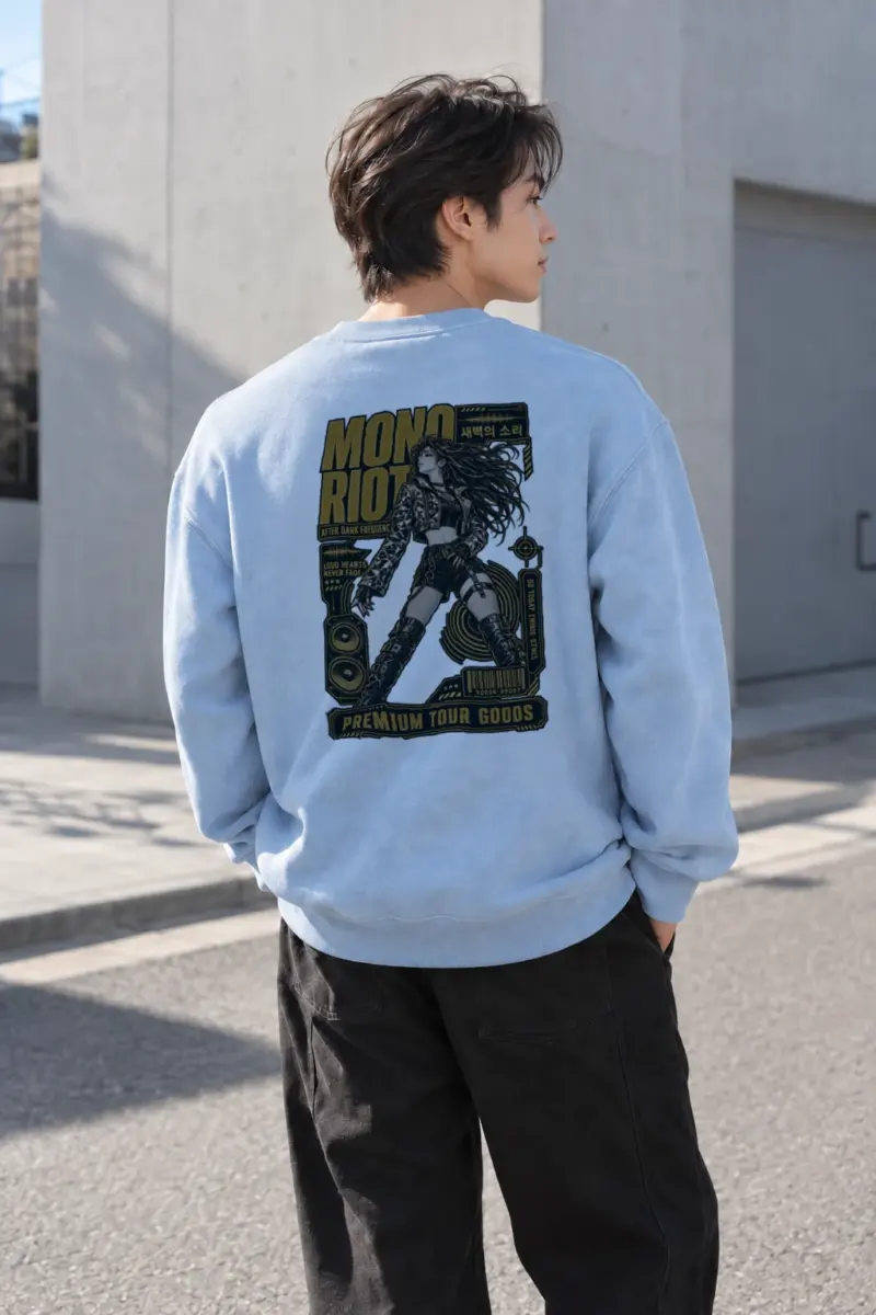 "After Dark Frequency" Heavy Blend Unisex Crewneck Sweatshirt | Gildan 18000