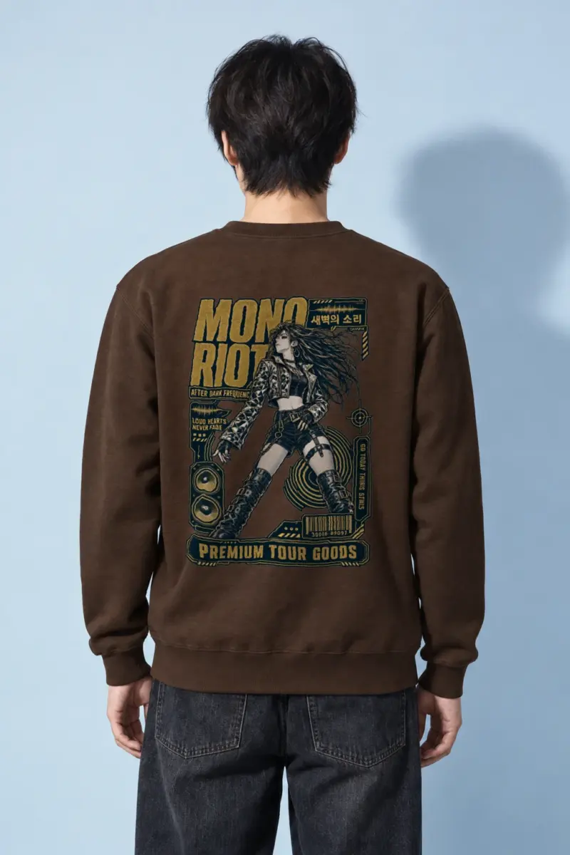 "After Dark Frequency" Heavy Blend Unisex Crewneck Sweatshirt