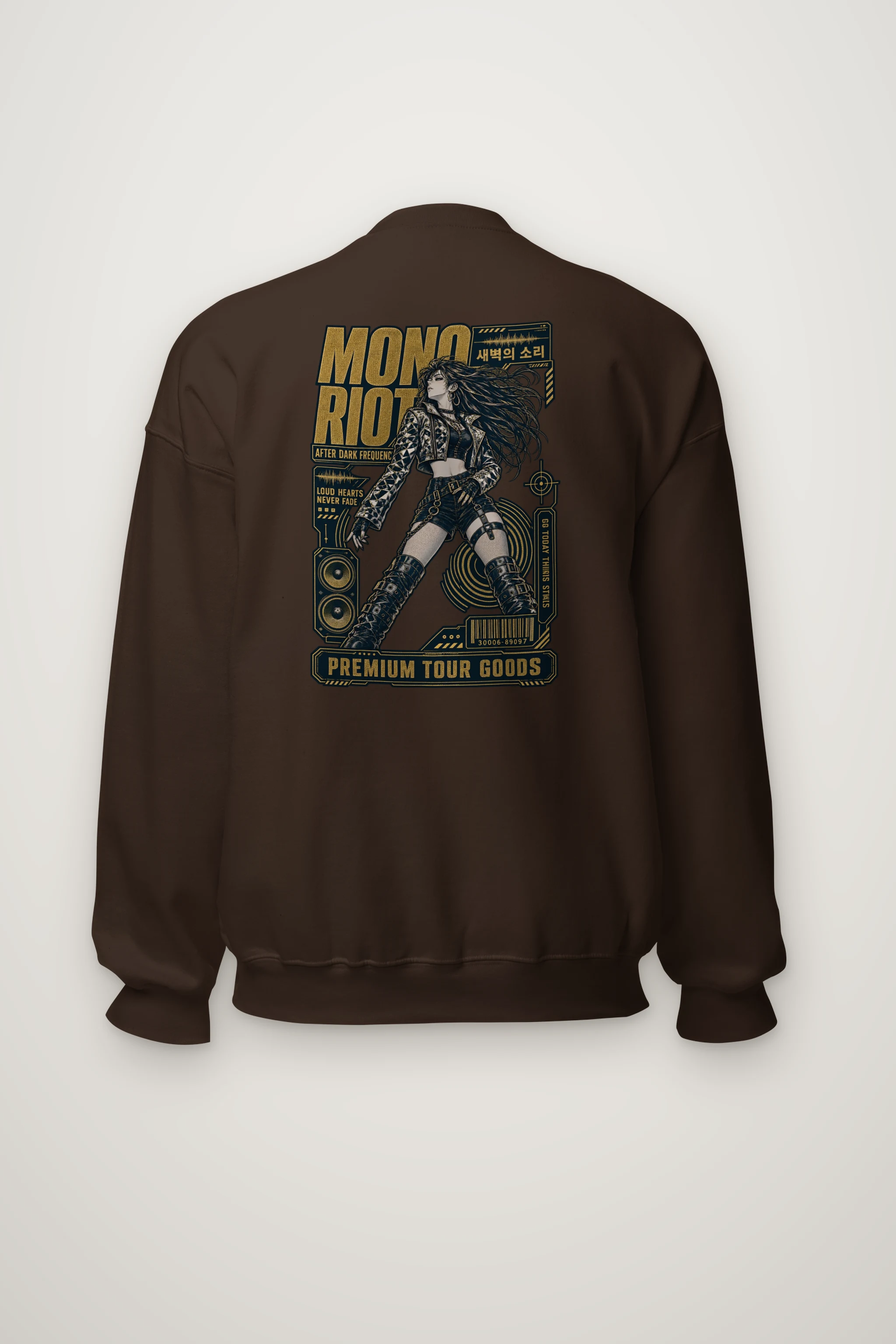 "After Dark Frequency" Heavy Blend Unisex Crewneck Sweatshirt