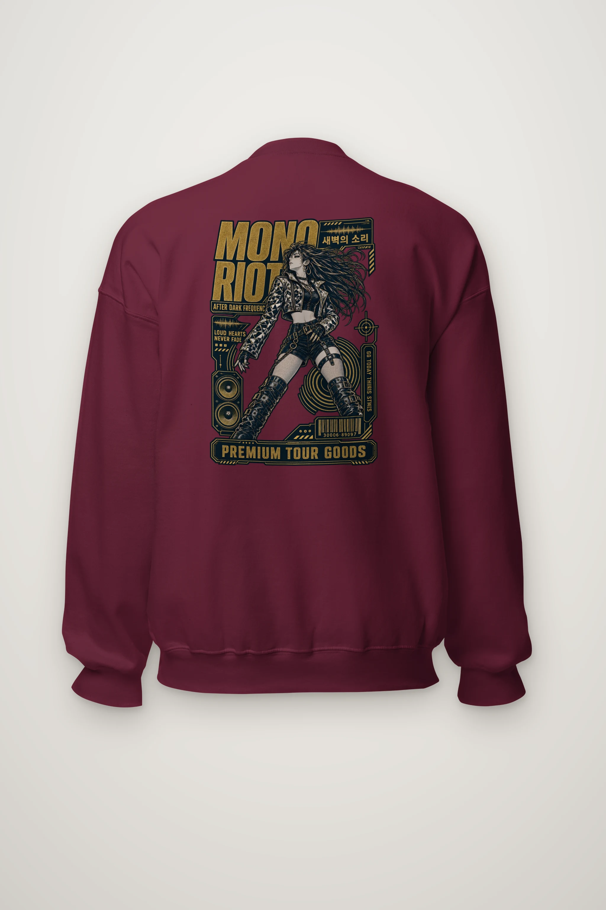 "After Dark Frequency" Heavy Blend Unisex Crewneck Sweatshirt