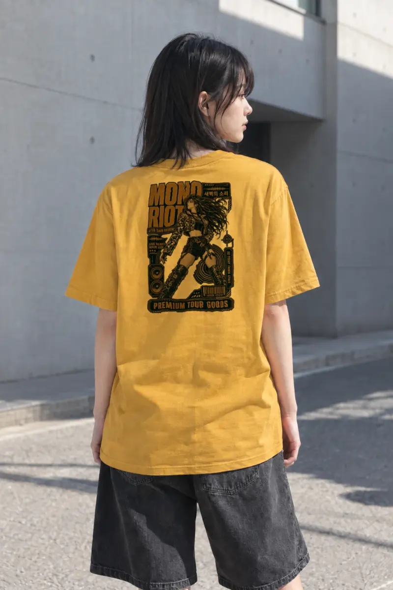 "After Dark Frequency" Heavyweight Unisex Crewneck T-shirt | Gildan 5000