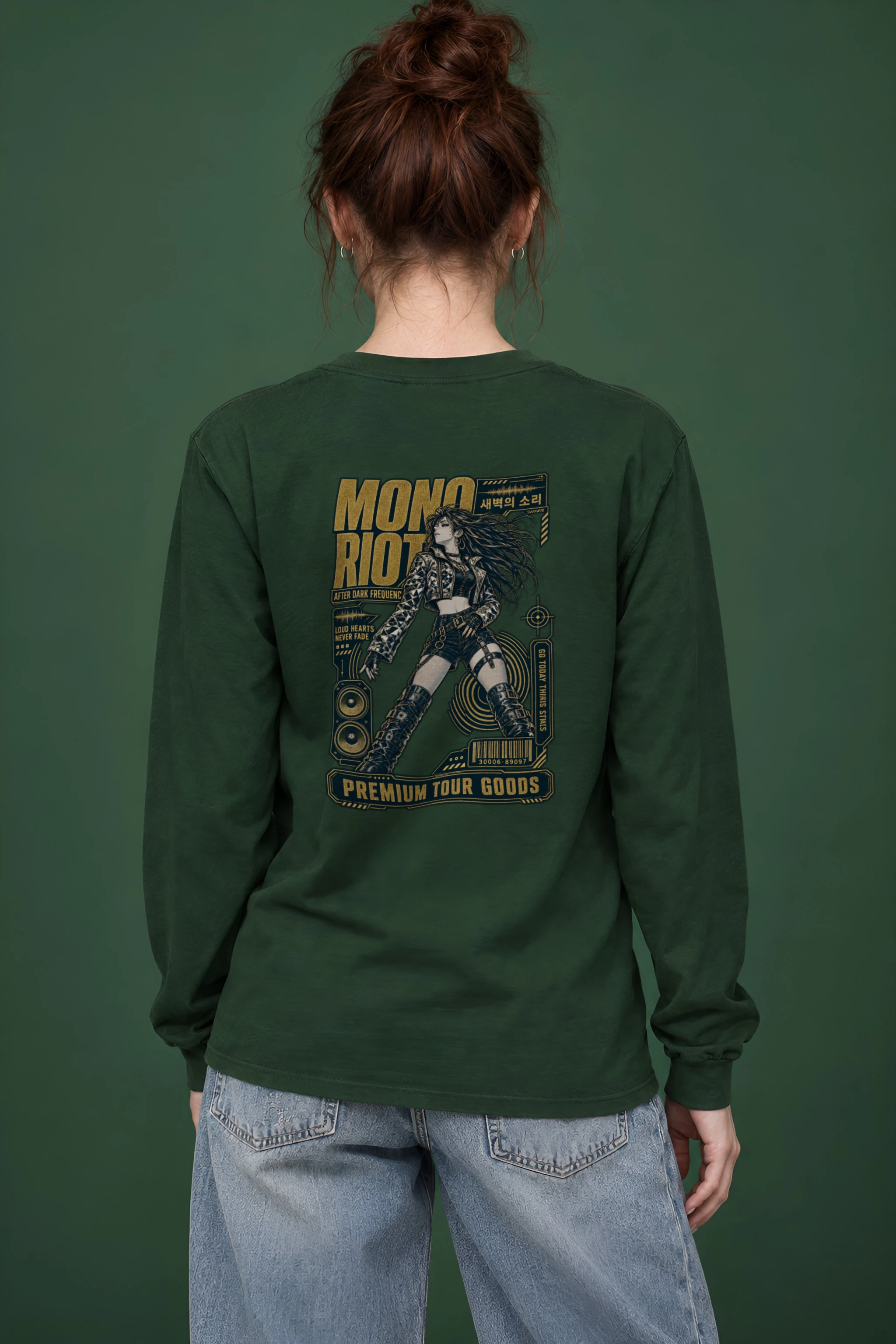 "After Dark Frequency" Unisex Longsleeve T-shirt