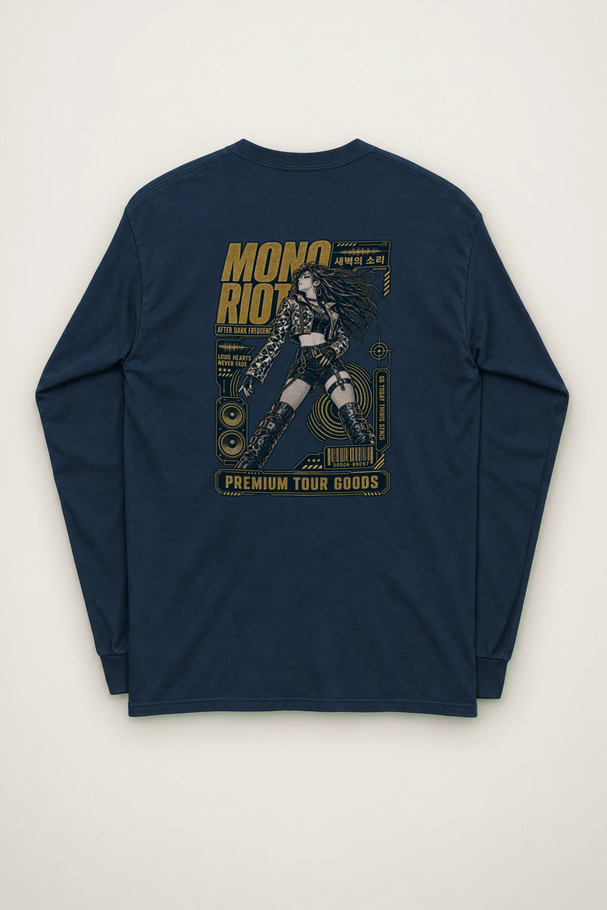 "After Dark Frequency" Unisex Longsleeve T-shirt