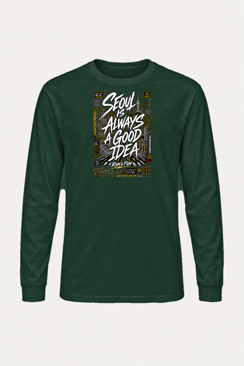 "After Hours Seoul" Unisex Longsleeve T-shirt | Gildan 2400