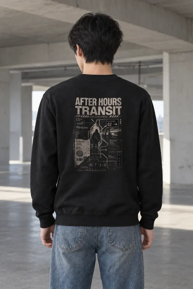 "After Hours Transit" Heavy Blend Unisex Crewneck Sweatshirt