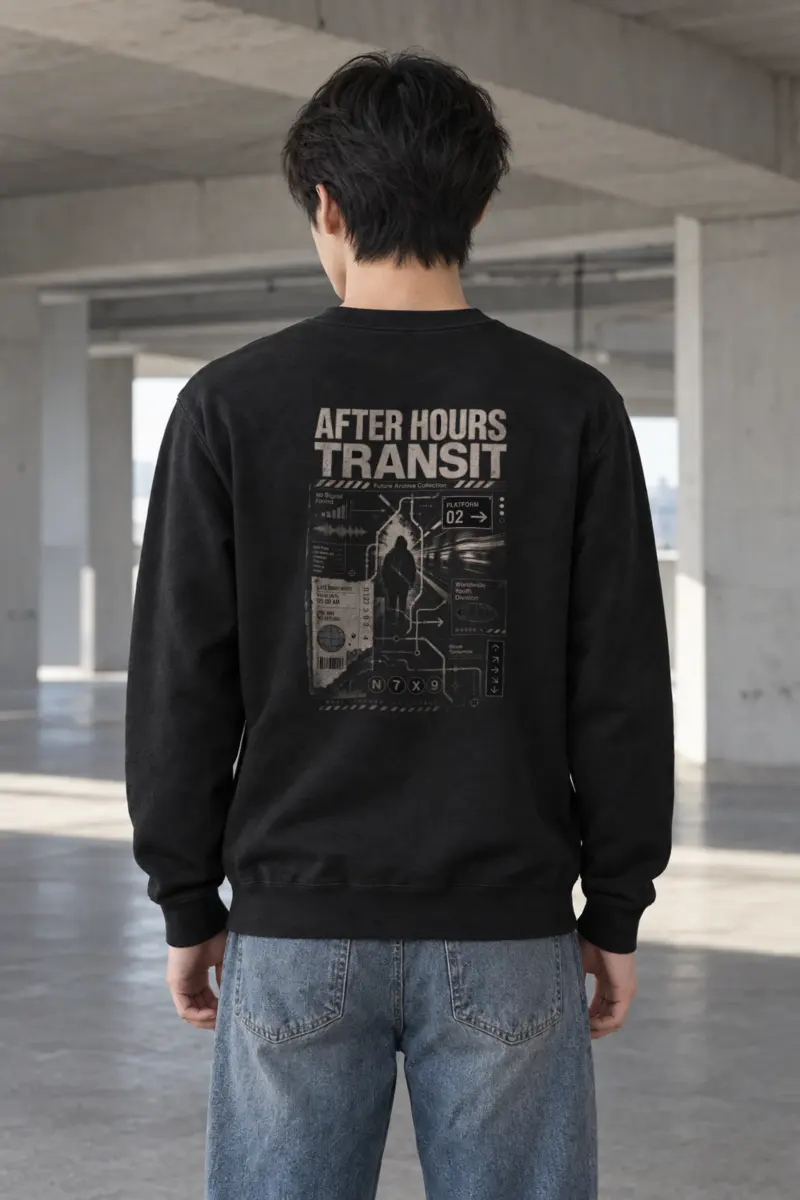 "After Hours Transit" Heavy Blend Unisex Crewneck Sweatshirt