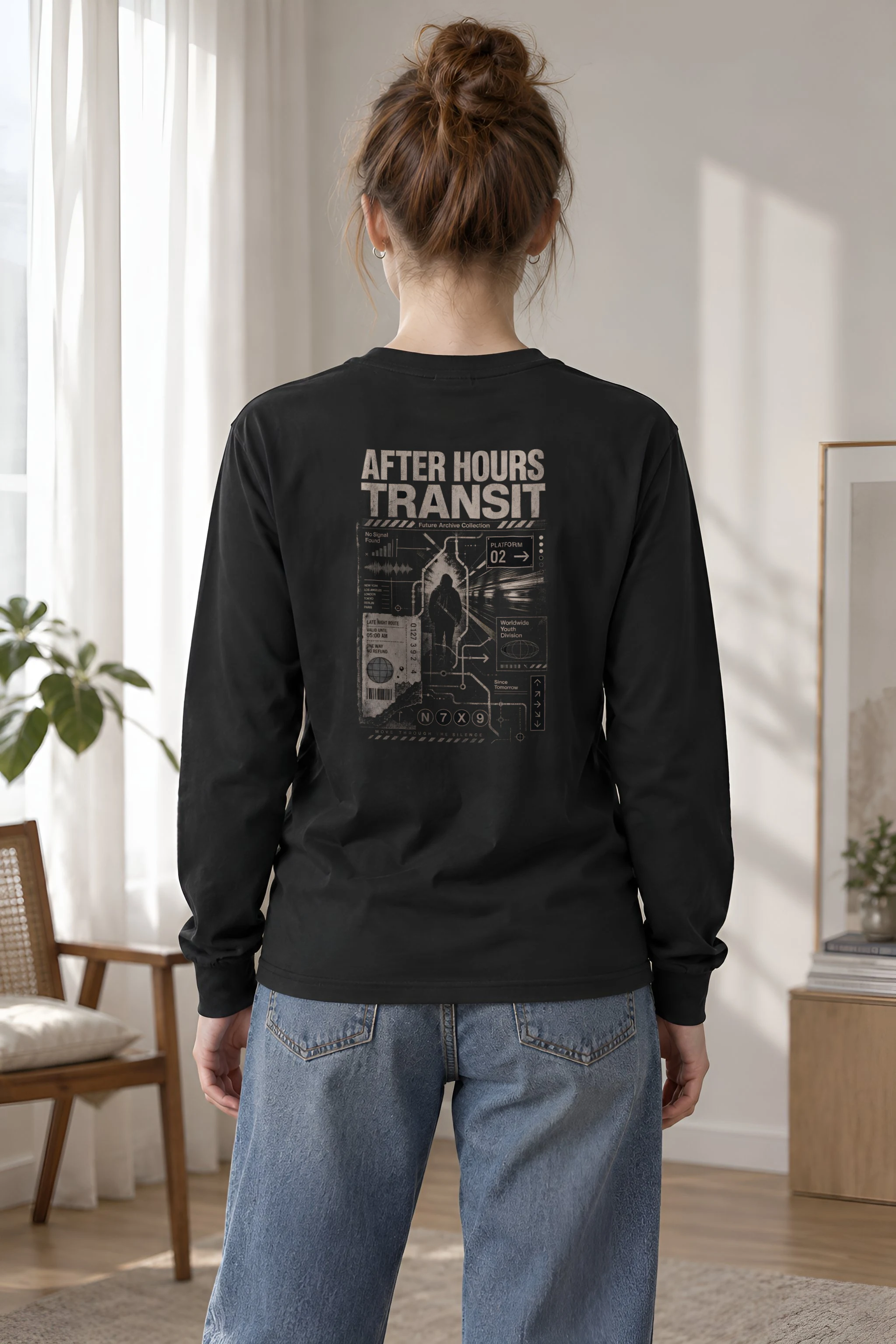 "After Hours Transit" Unisex Longsleeve T-shirt
