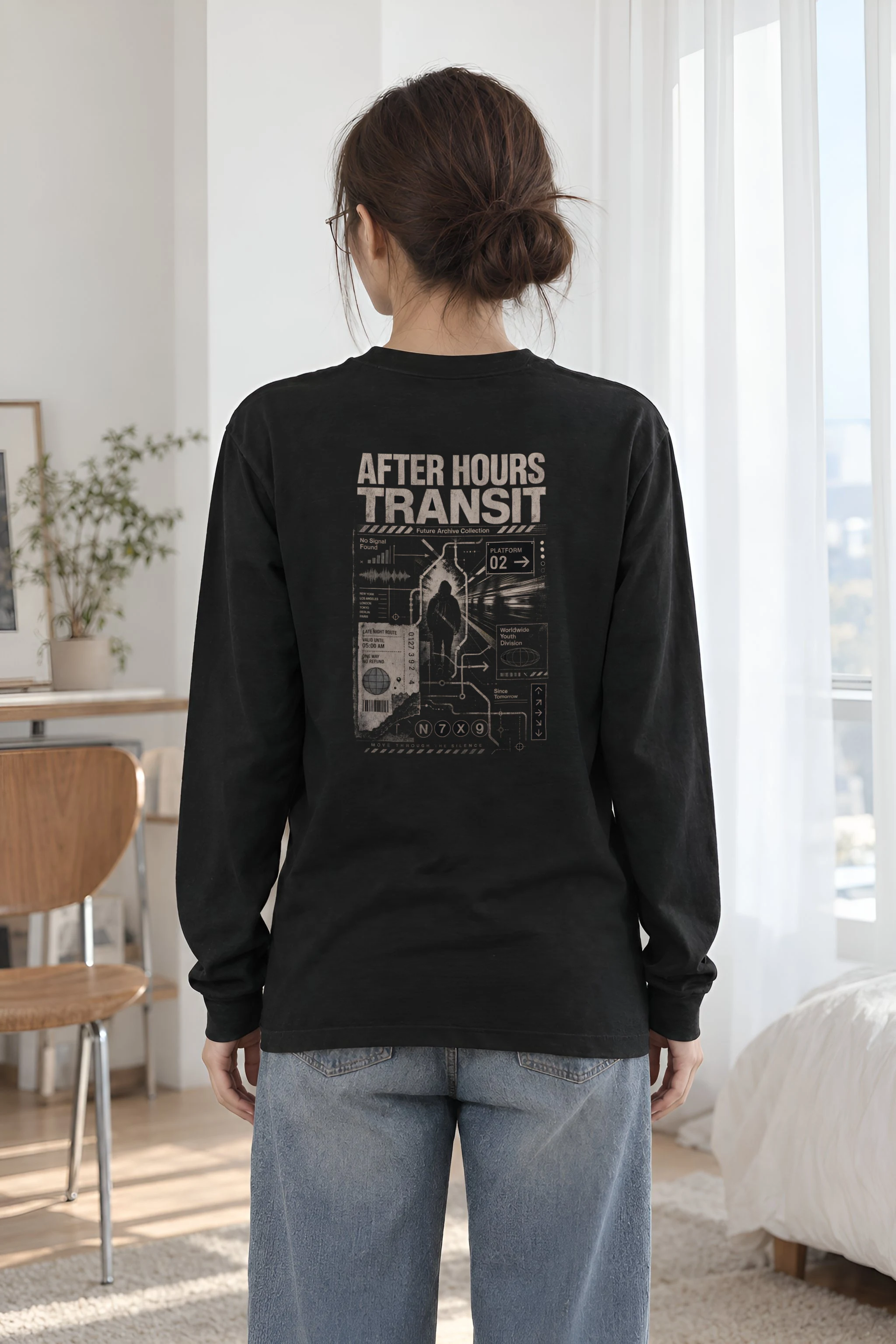 "After Hours Transit" Unisex Longsleeve T-shirt