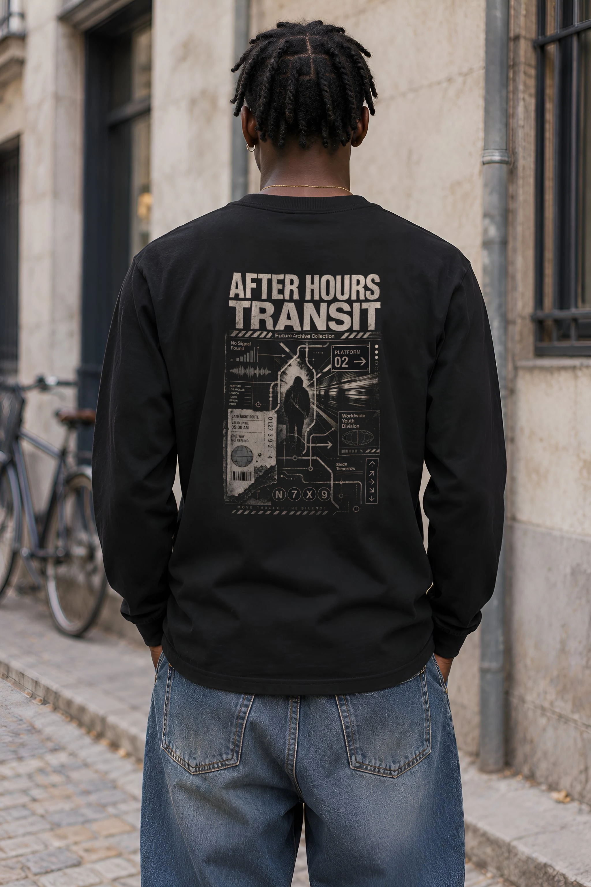 "After Hours Transit" Unisex Longsleeve T-shirt