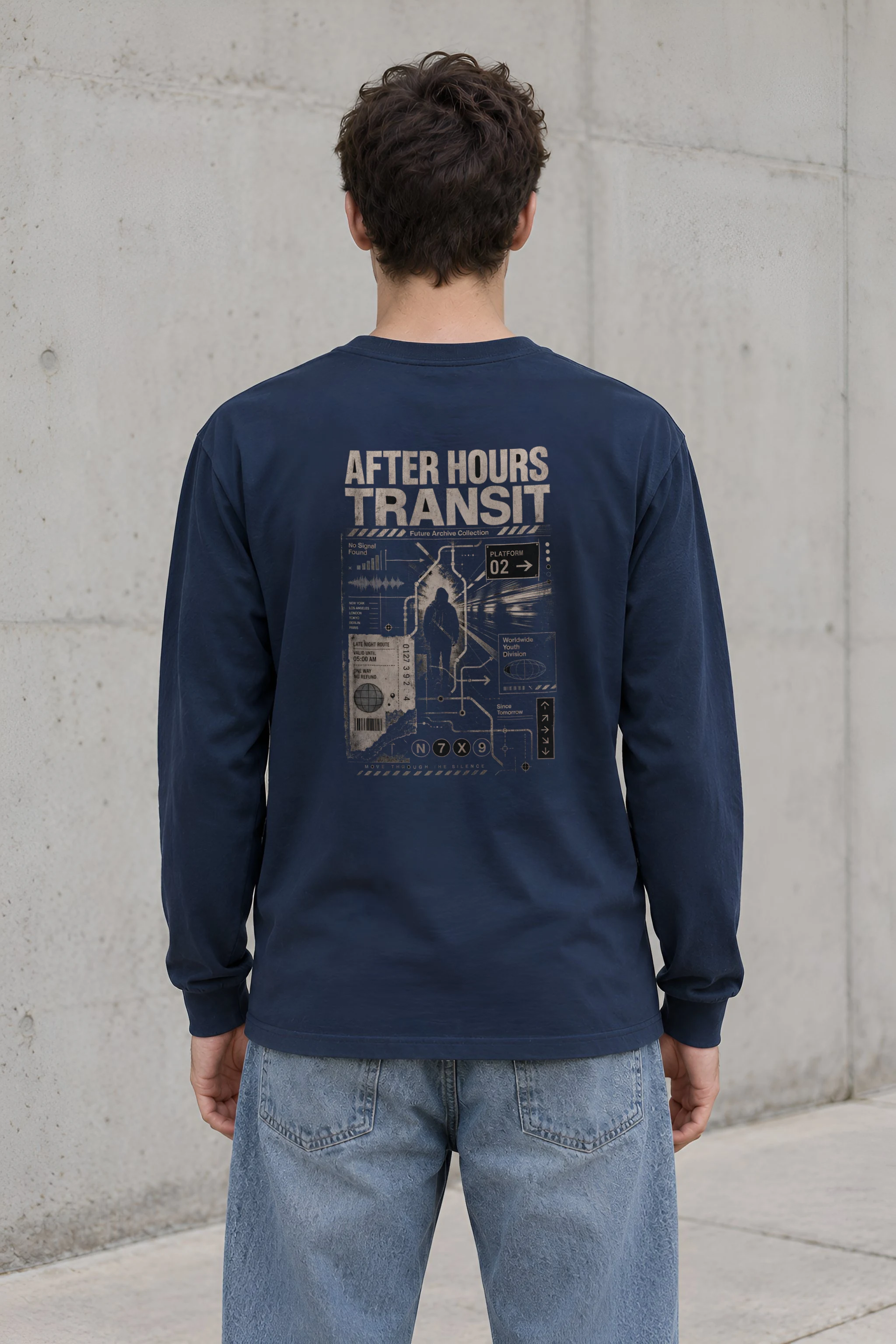 "After Hours Transit" Unisex Longsleeve T-shirt