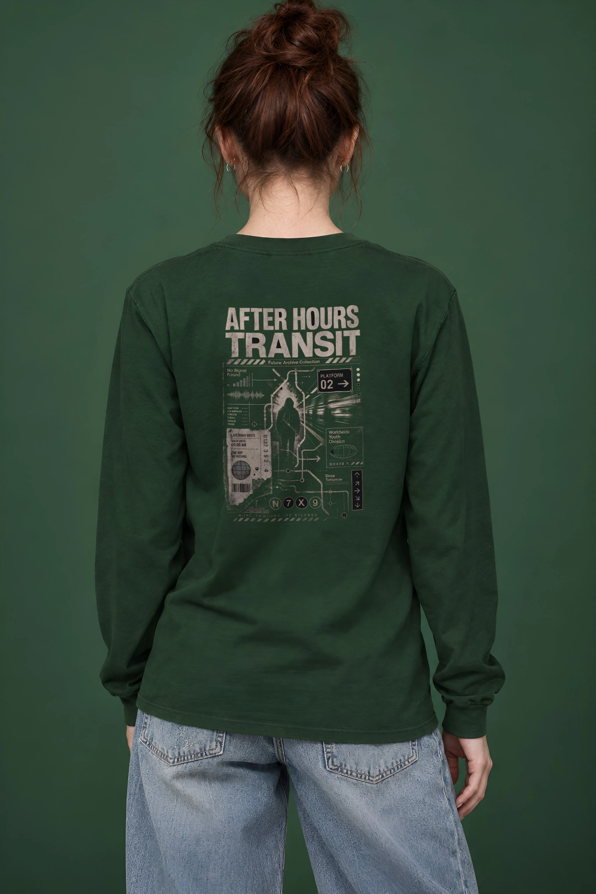 "After Hours Transit" Unisex Longsleeve T-shirt