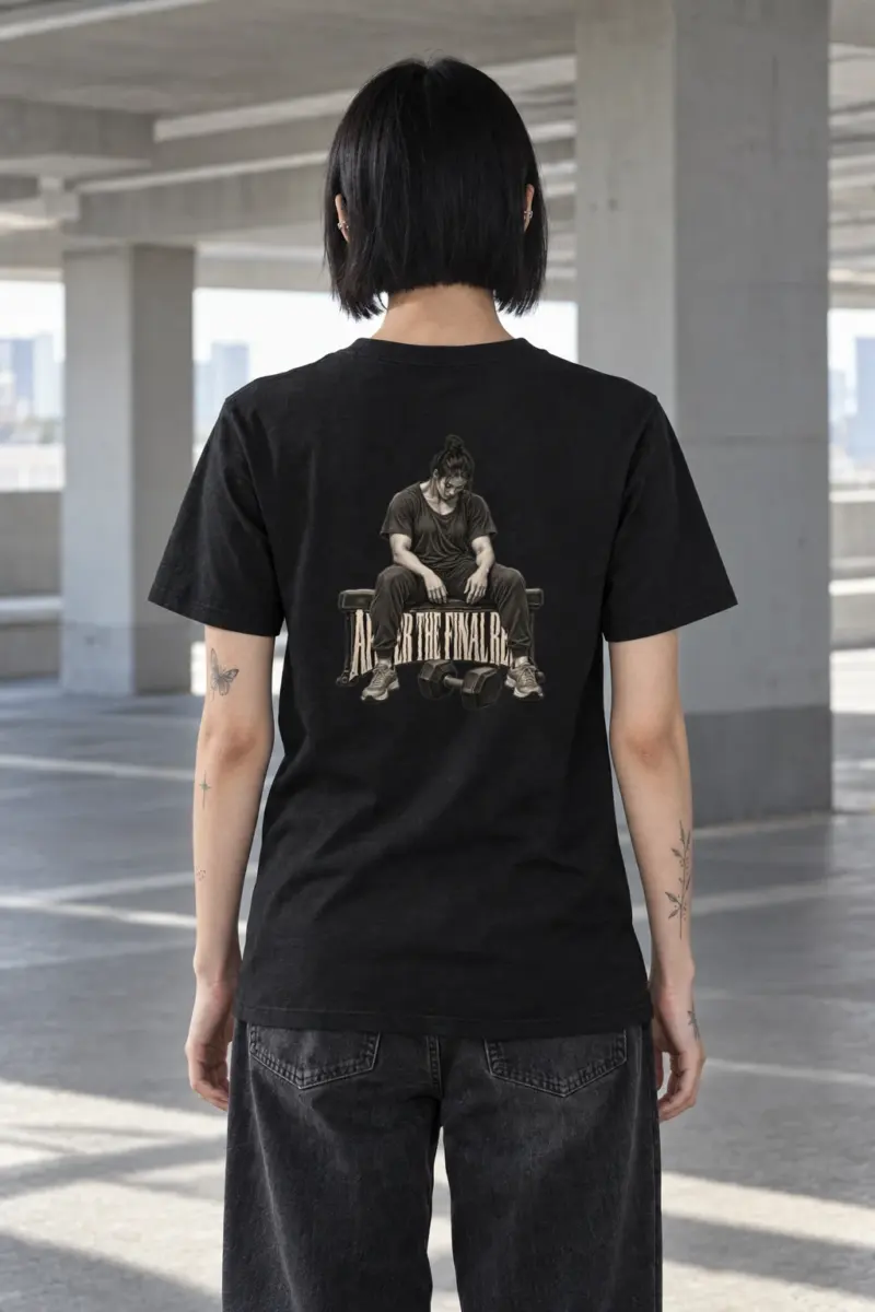 "After the Final Rep" Heavyweight Unisex Crewneck T-shirt