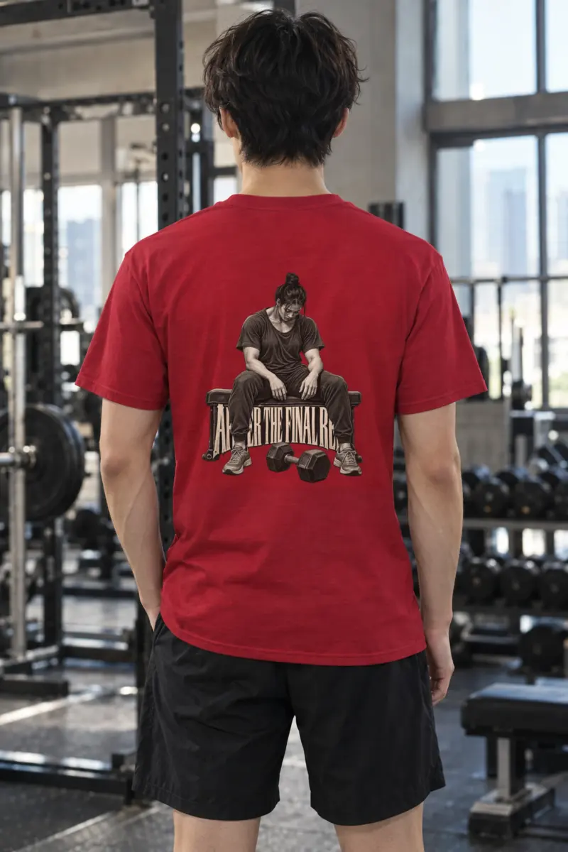 "After the Final Rep" Heavyweight Unisex Crewneck T-shirt