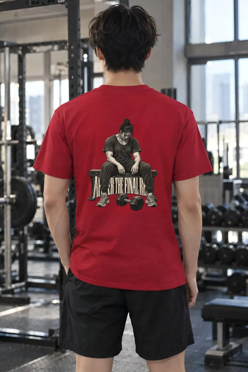 "After the Final Rep" Heavyweight Unisex Crewneck T-shirt