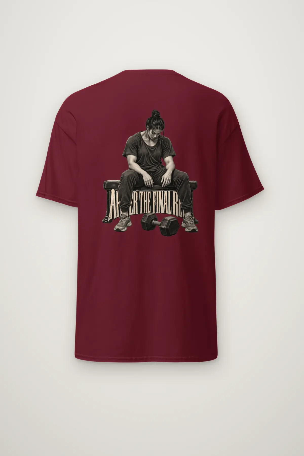 "After the Final Rep" Heavyweight Unisex Crewneck T-shirt