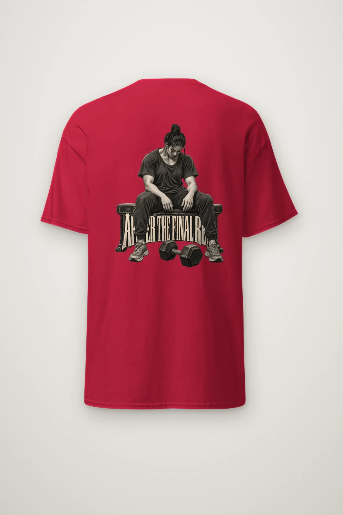 "After the Final Rep" Heavyweight Unisex Crewneck T-shirt