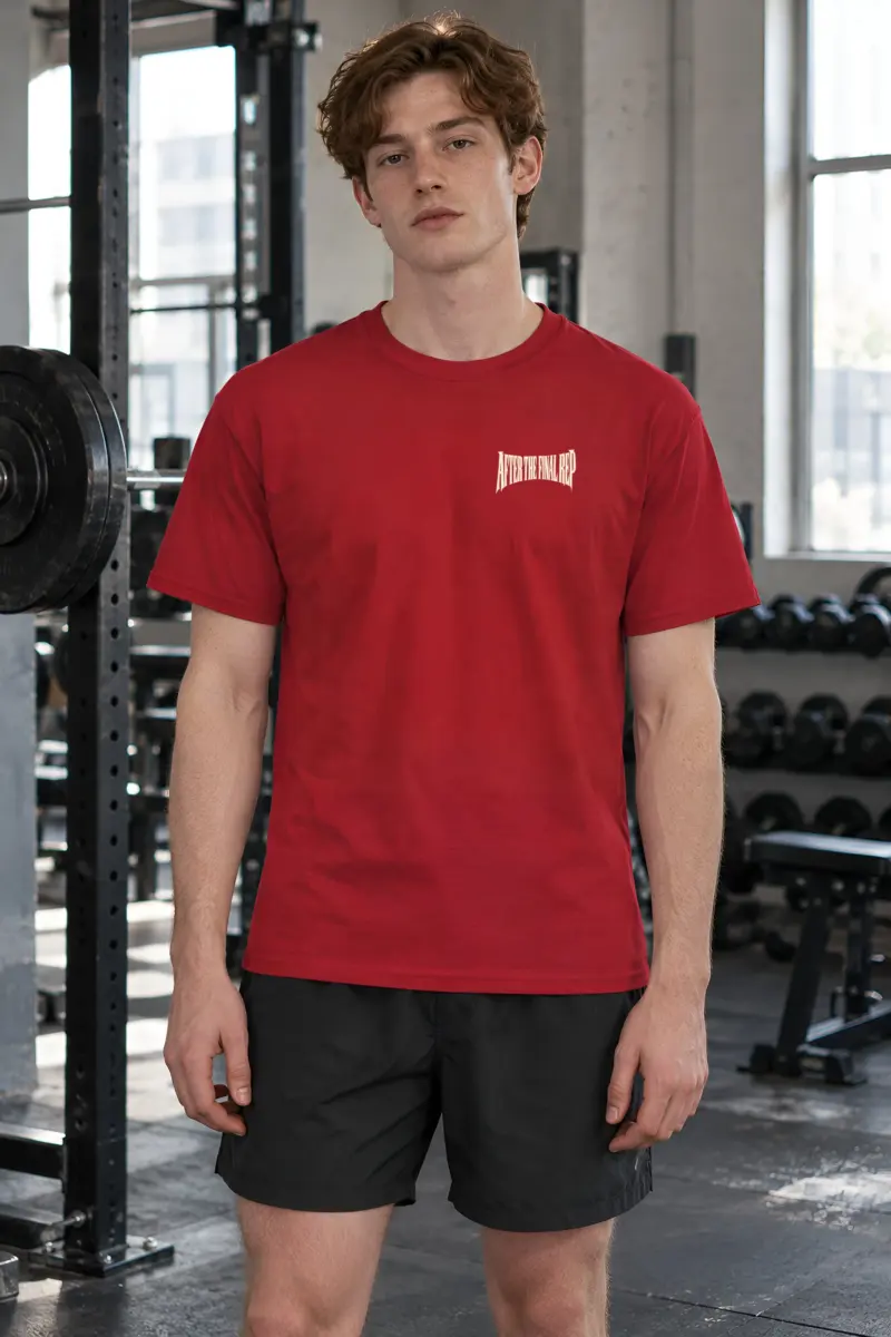 "After the Final Rep" Heavyweight Unisex Crewneck T-shirt