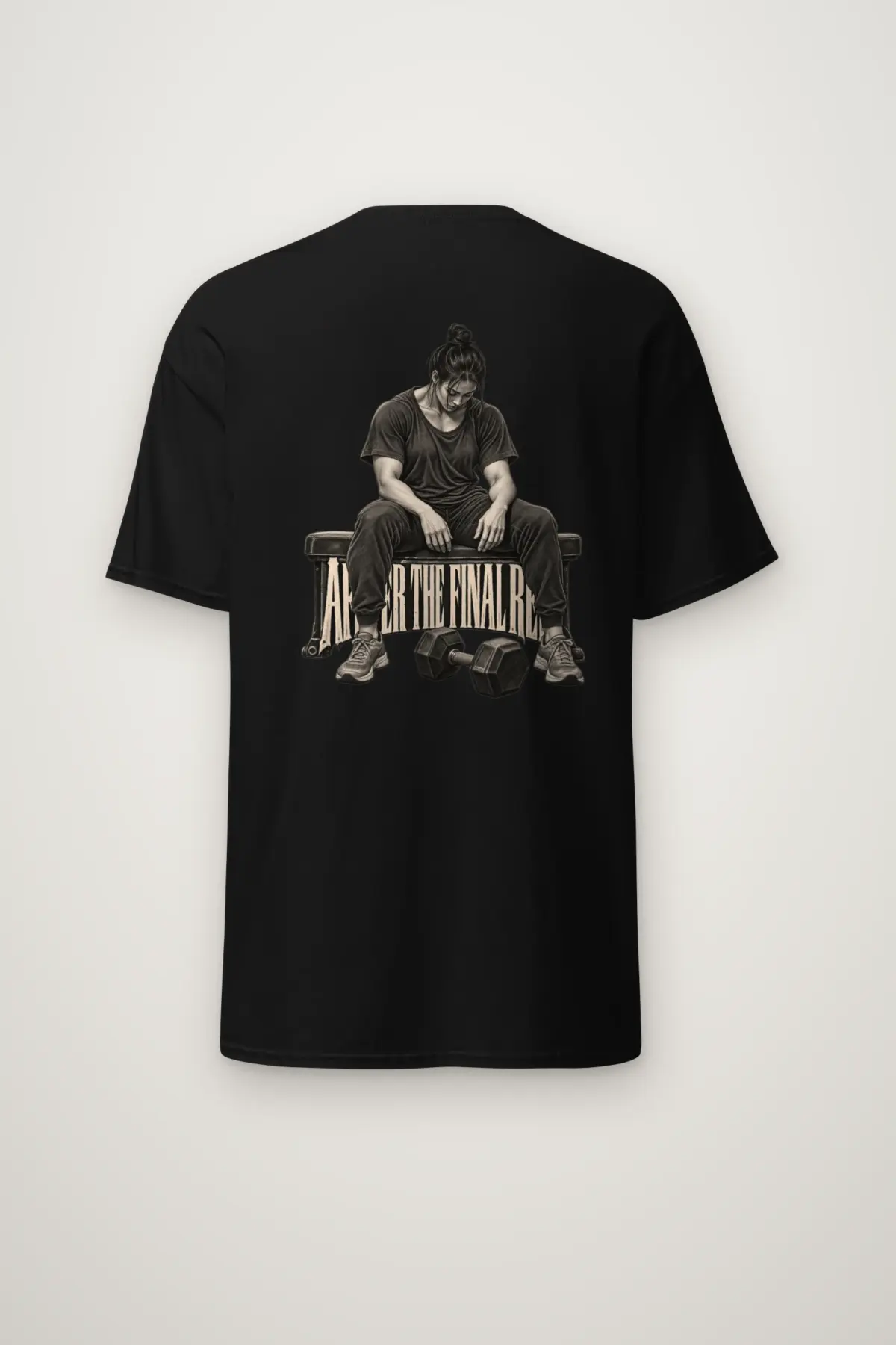 "After the Final Rep" Heavyweight Unisex Crewneck T-shirt