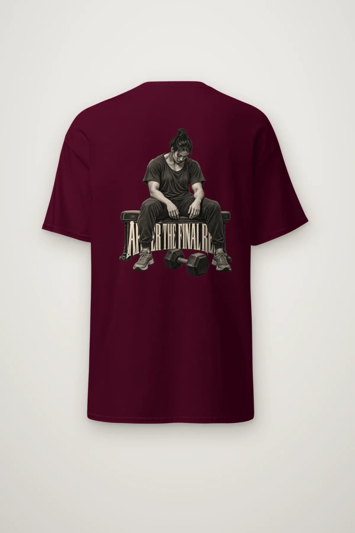 "After the Final Rep" Heavyweight Unisex Crewneck T-shirt