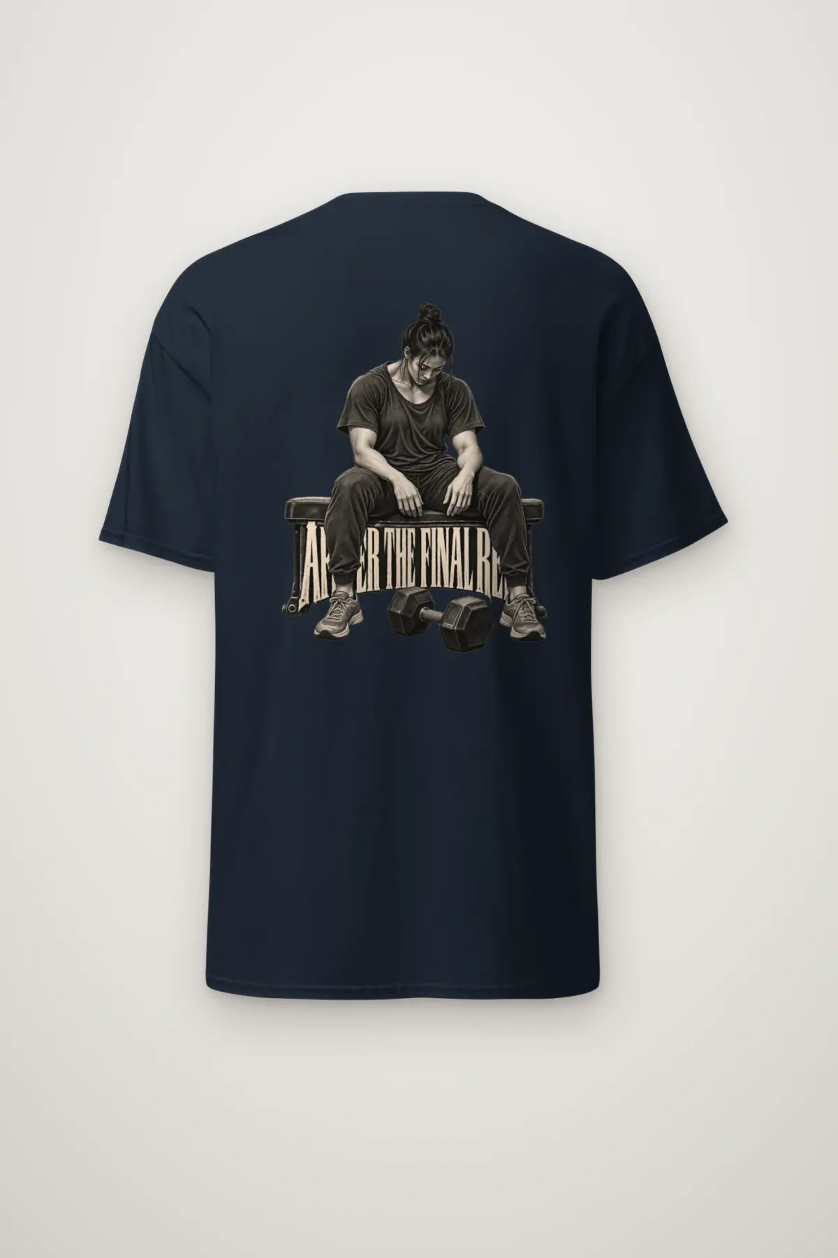 "After the Final Rep" Heavyweight Unisex Crewneck T-shirt