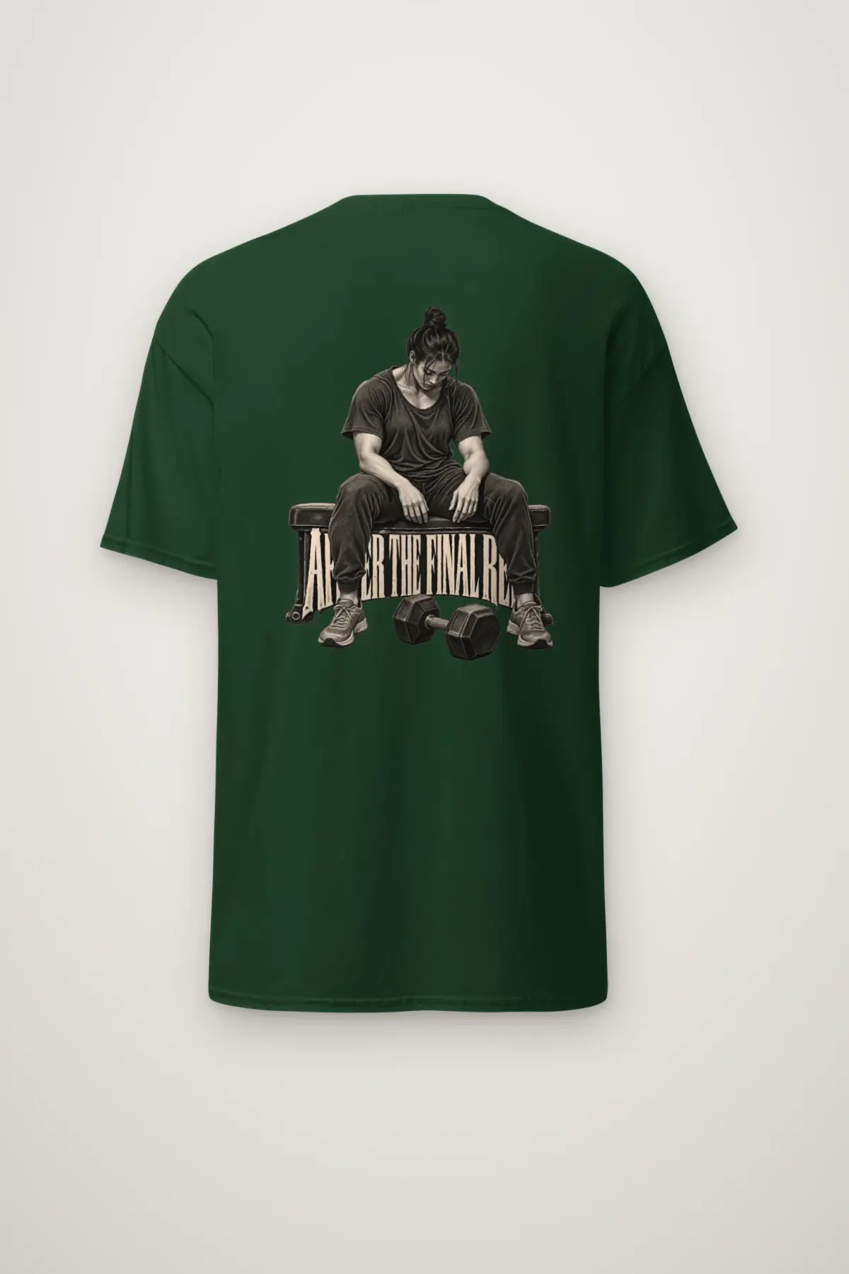 "After the Final Rep" Heavyweight Unisex Crewneck T-shirt