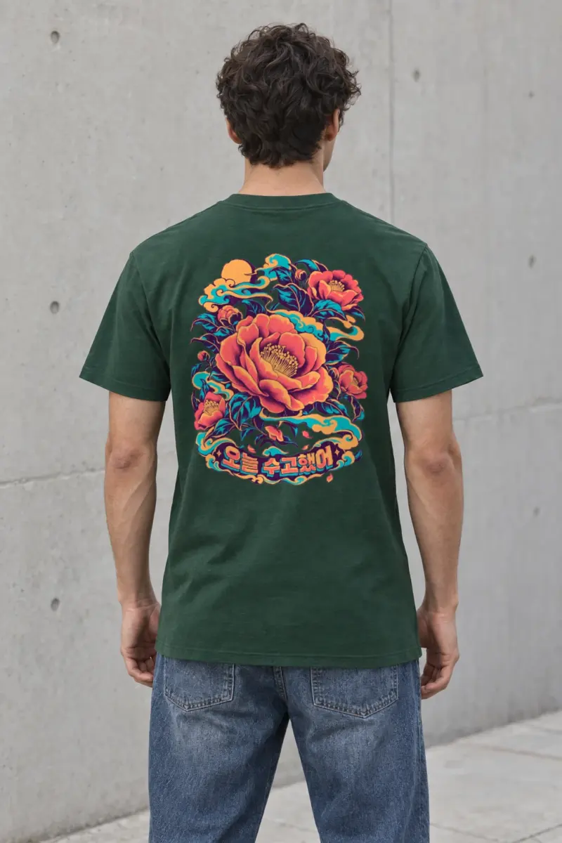 "After The Long Day" Heavyweight Unisex Crewneck T-shirt | Gildan 5000