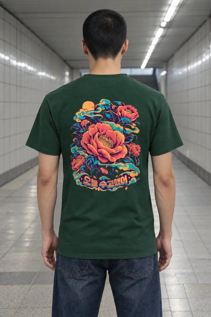 "After The Long Day" Heavyweight Unisex Crewneck T-shirt | Gildan 5000