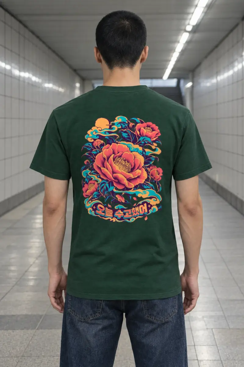 "After The Long Day" Heavyweight Unisex Crewneck T-shirt