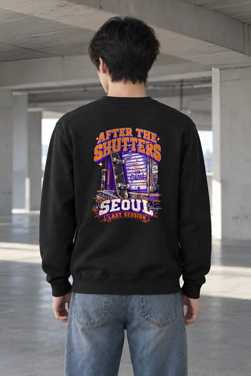 "After The Shutters" Heavy Blend Unisex Crewneck Sweatshirt