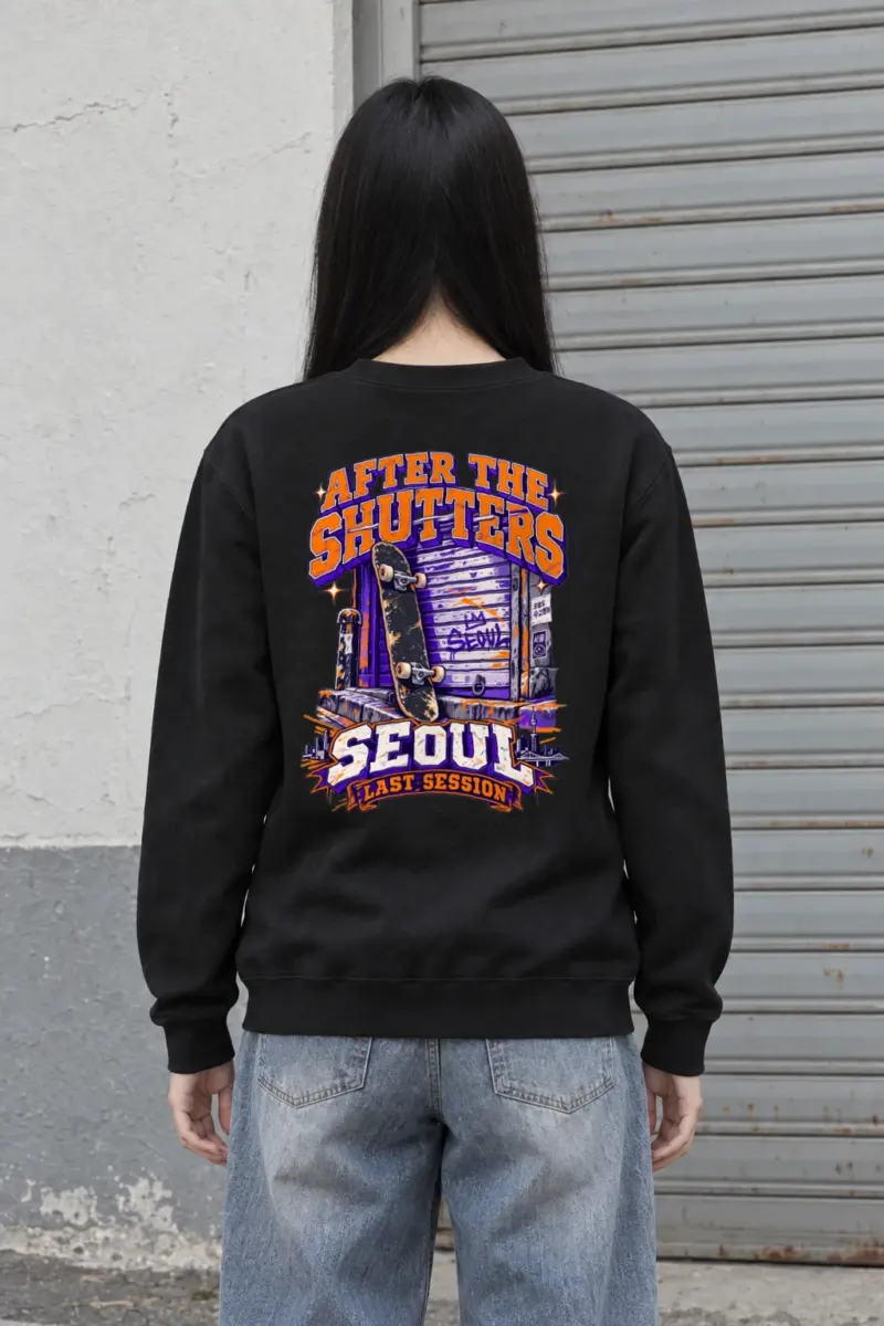 "After The Shutters" Heavy Blend Unisex Crewneck Sweatshirt