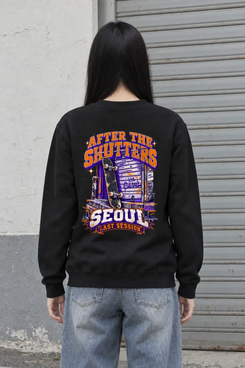 "After The Shutters" Heavy Blend Unisex Crewneck Sweatshirt