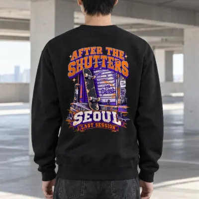 "After The Shutters" Heavy Blend Unisex Crewneck Sweatshirt