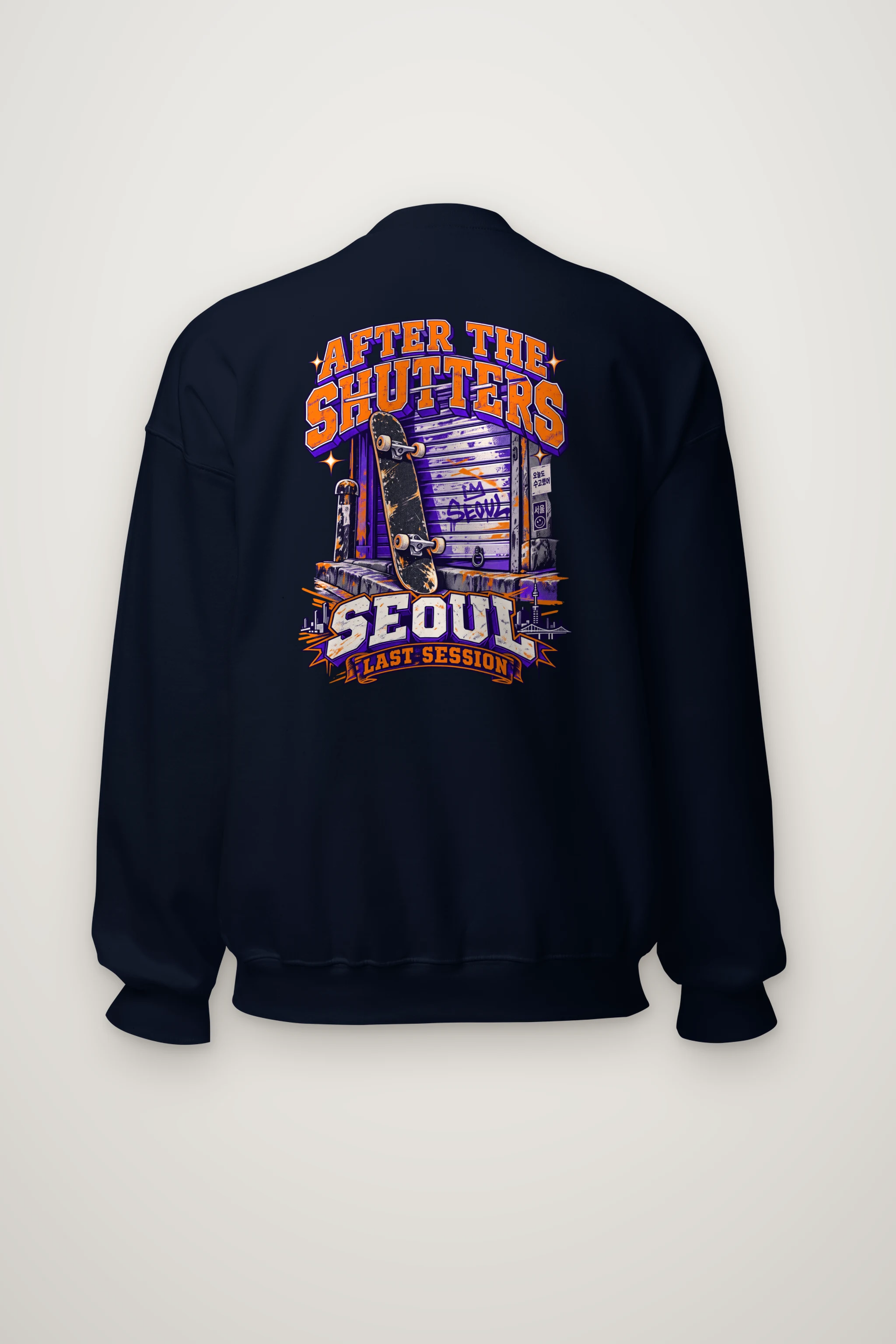 "After The Shutters" Heavy Blend Unisex Crewneck Sweatshirt