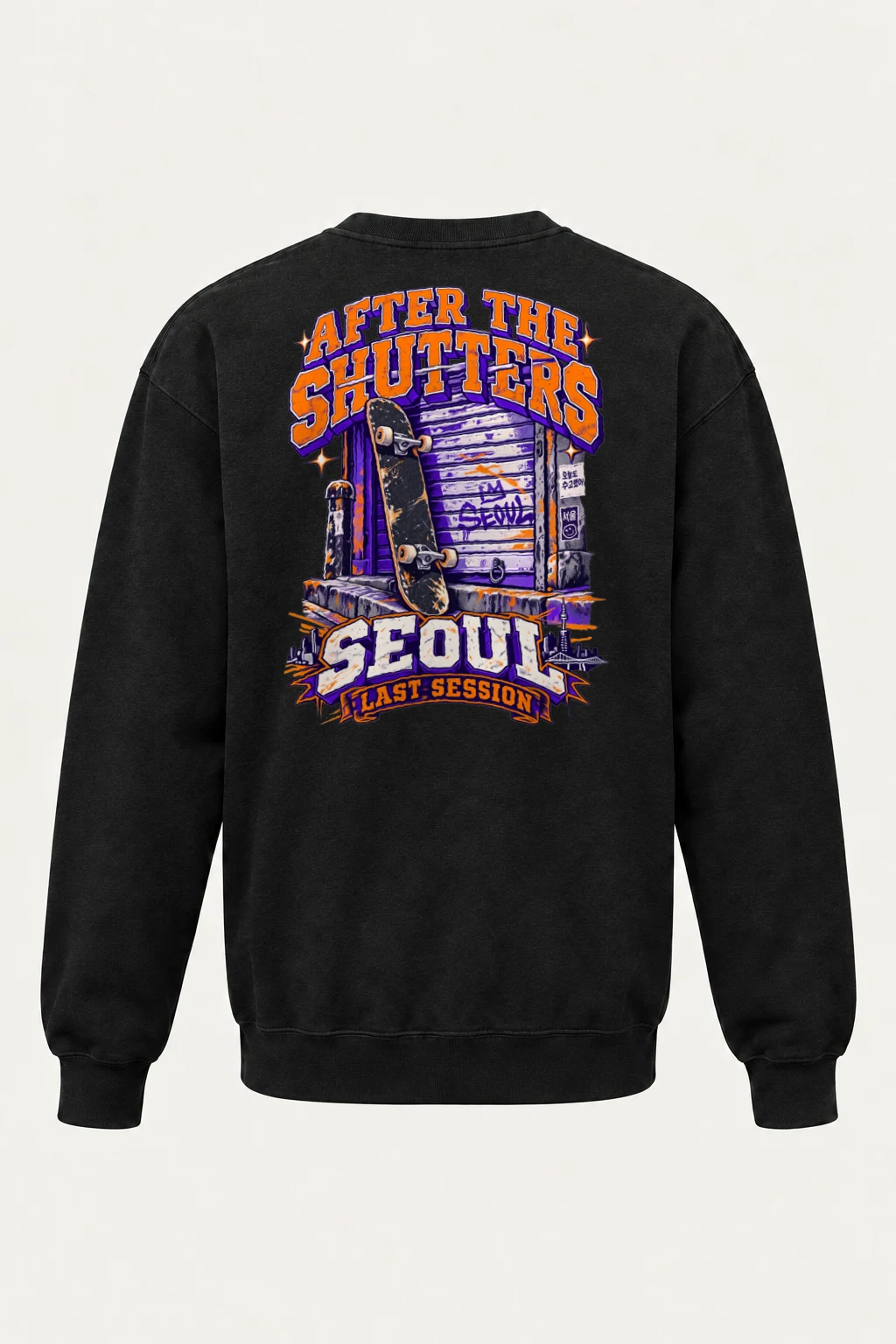 "After The Shutters" Heavy Blend Unisex Crewneck Sweatshirt | Gildan 18000