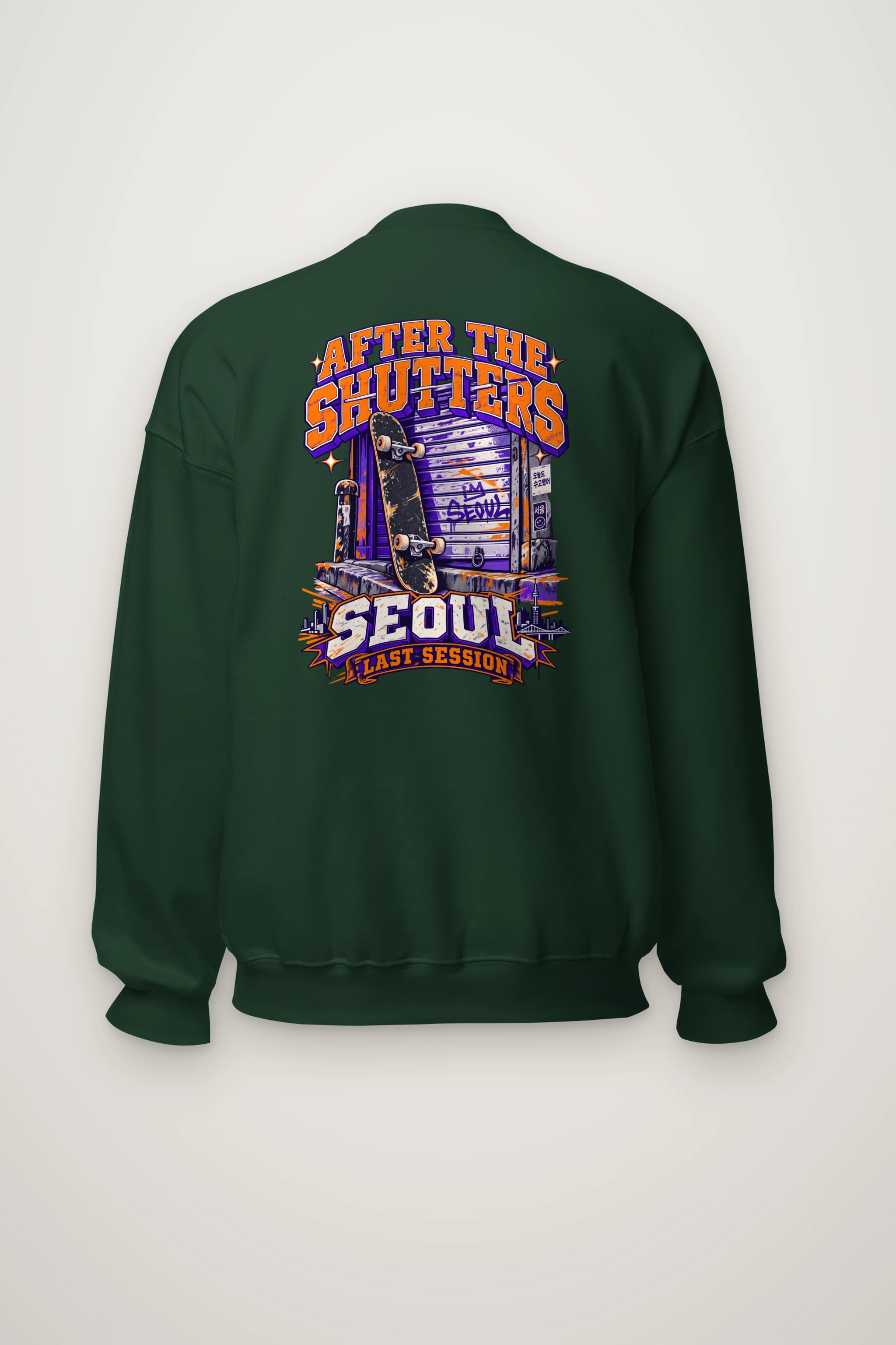 "After The Shutters" Heavy Blend Unisex Crewneck Sweatshirt