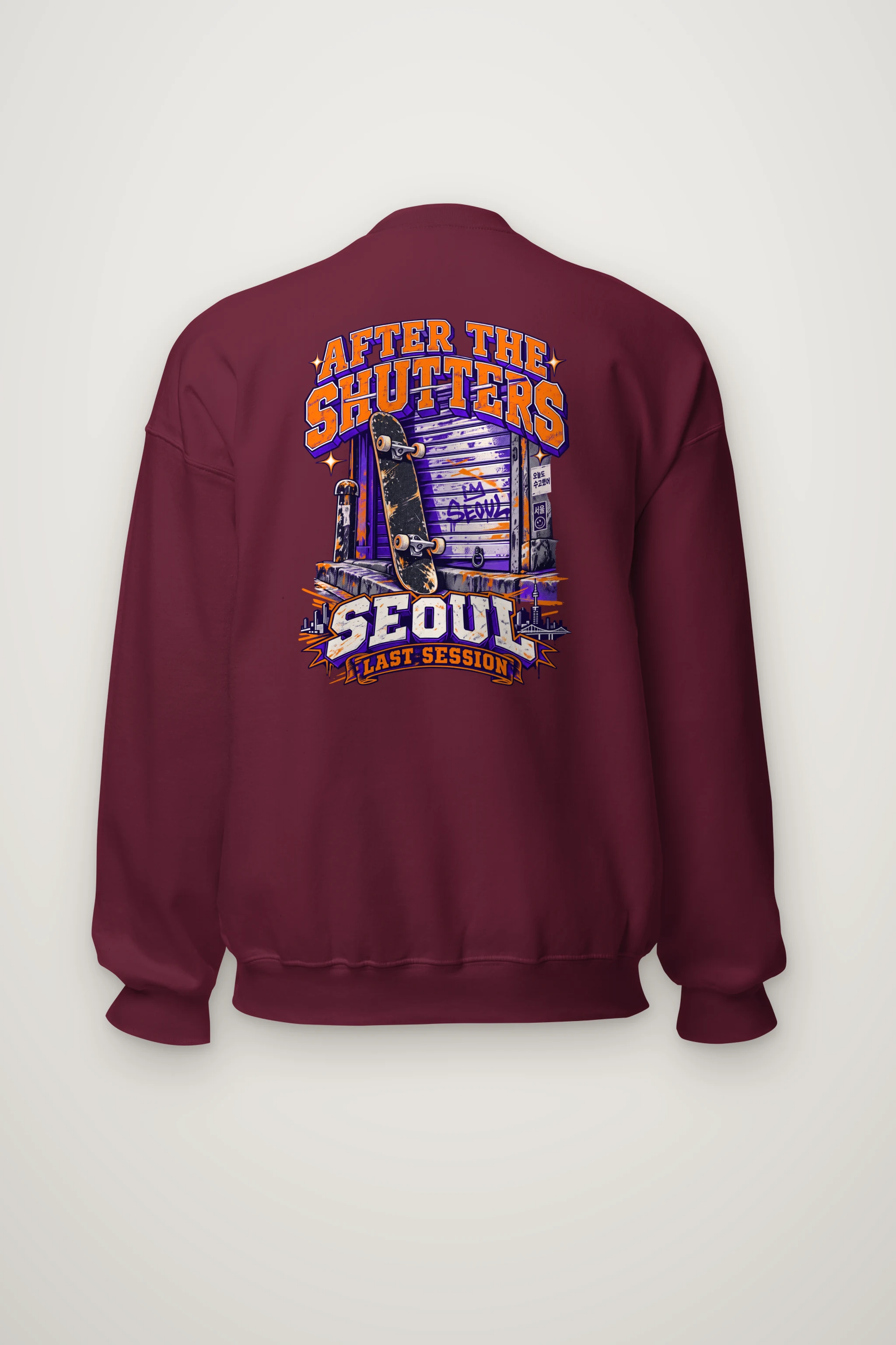 "After The Shutters" Heavy Blend Unisex Crewneck Sweatshirt