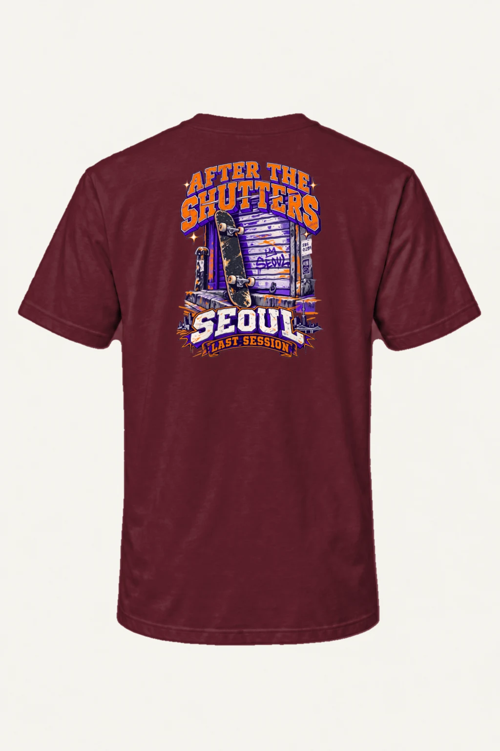 "After the Shutters" Heavyweight Unisex Crewneck T-shirt | Gildan 5000