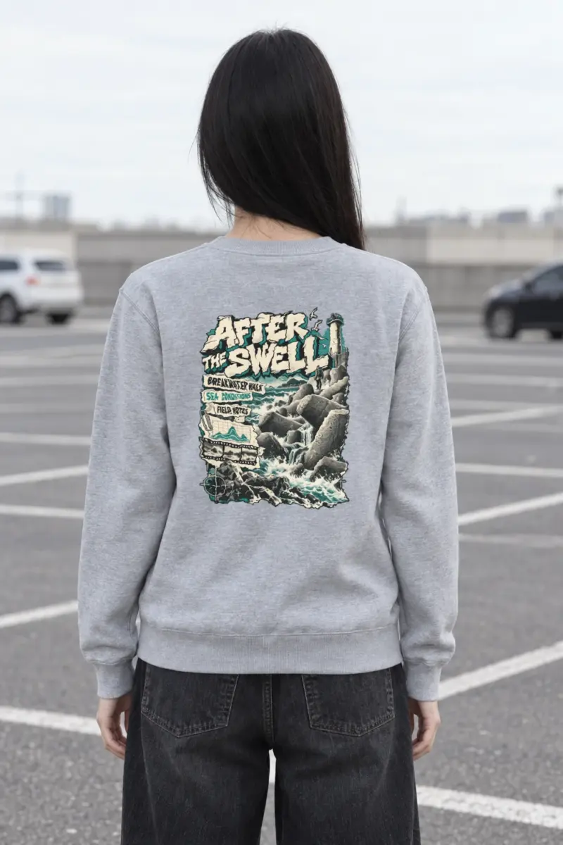 “After The Swell” Heavy Blend Unisex Crewneck Sweatshirt
