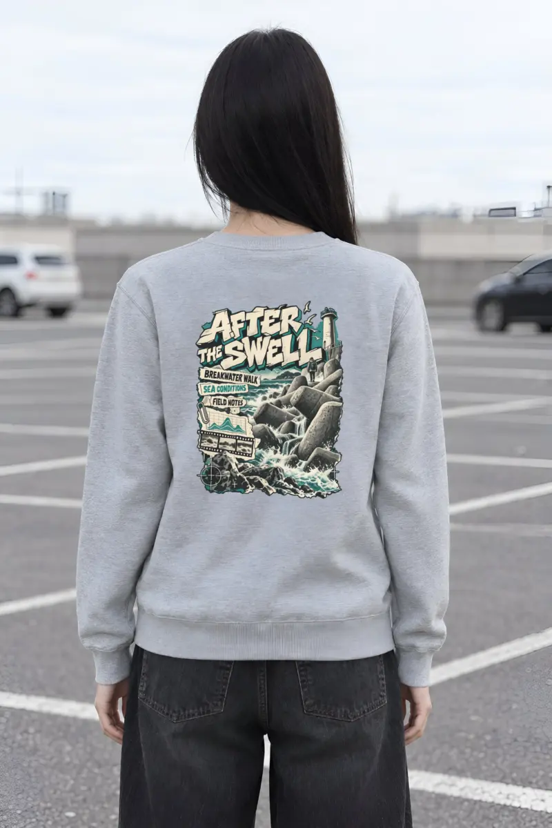 "After The Swell" Heavy Blend Unisex Crewneck Sweatshirt