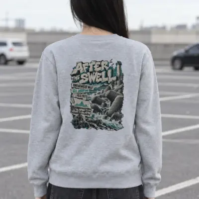 "After The Swell" Heavy Blend Unisex Crewneck Sweatshirt