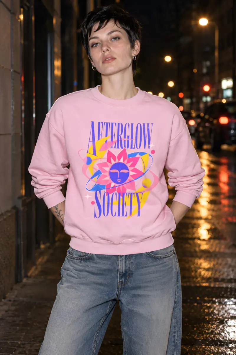 "Afterglow Society" Heavy Blend Unisex Crewneck Sweatshirt