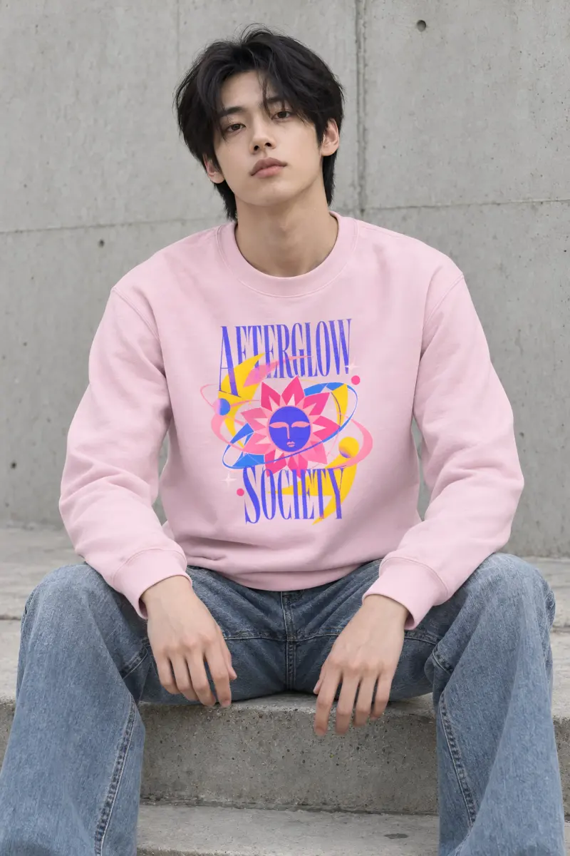 "Afterglow Society" Heavy Blend Unisex Crewneck Sweatshirt