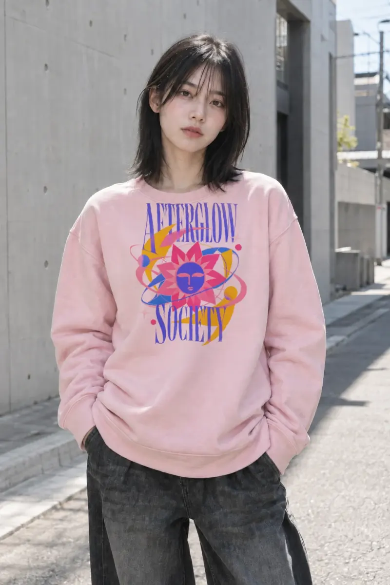 "Afterglow Society" Heavy Blend Unisex Crewneck Sweatshirt | Gildan 18000