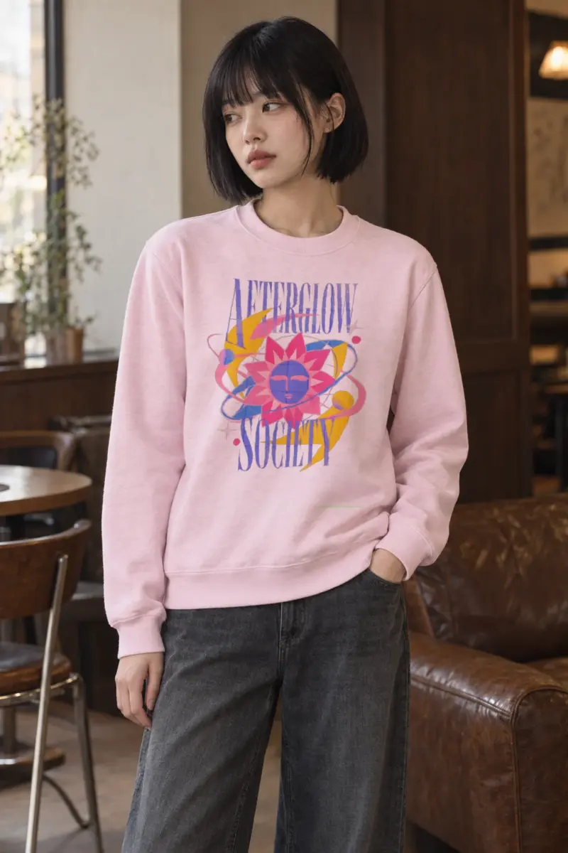 "Afterglow Society" Heavy Blend Unisex Crewneck Sweatshirt