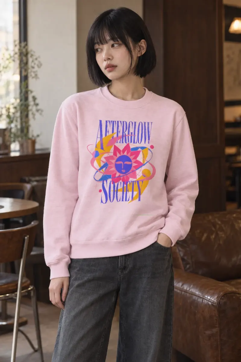 "Afterglow Society" Heavy Blend Unisex Crewneck Sweatshirt