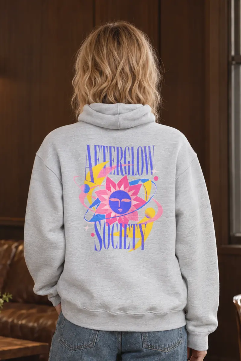 "Afterglow Society" Heavy Blend Unisex Pullover Hoodie