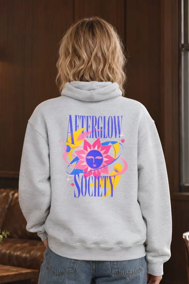 "Afterglow Society" Heavy Blend Unisex Pullover Hoodie