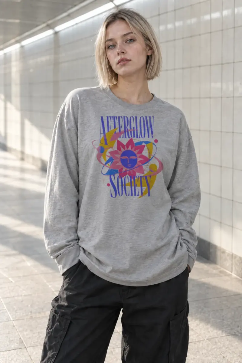“Afterglow Society” Unisex Longsleeve T-shirt | Gildan 2400