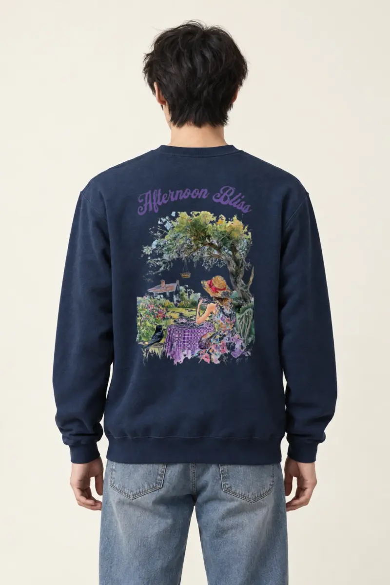 "Afternoon Bliss" Heavy Blend Unisex Crewneck Sweatshirt | Gildan 18000