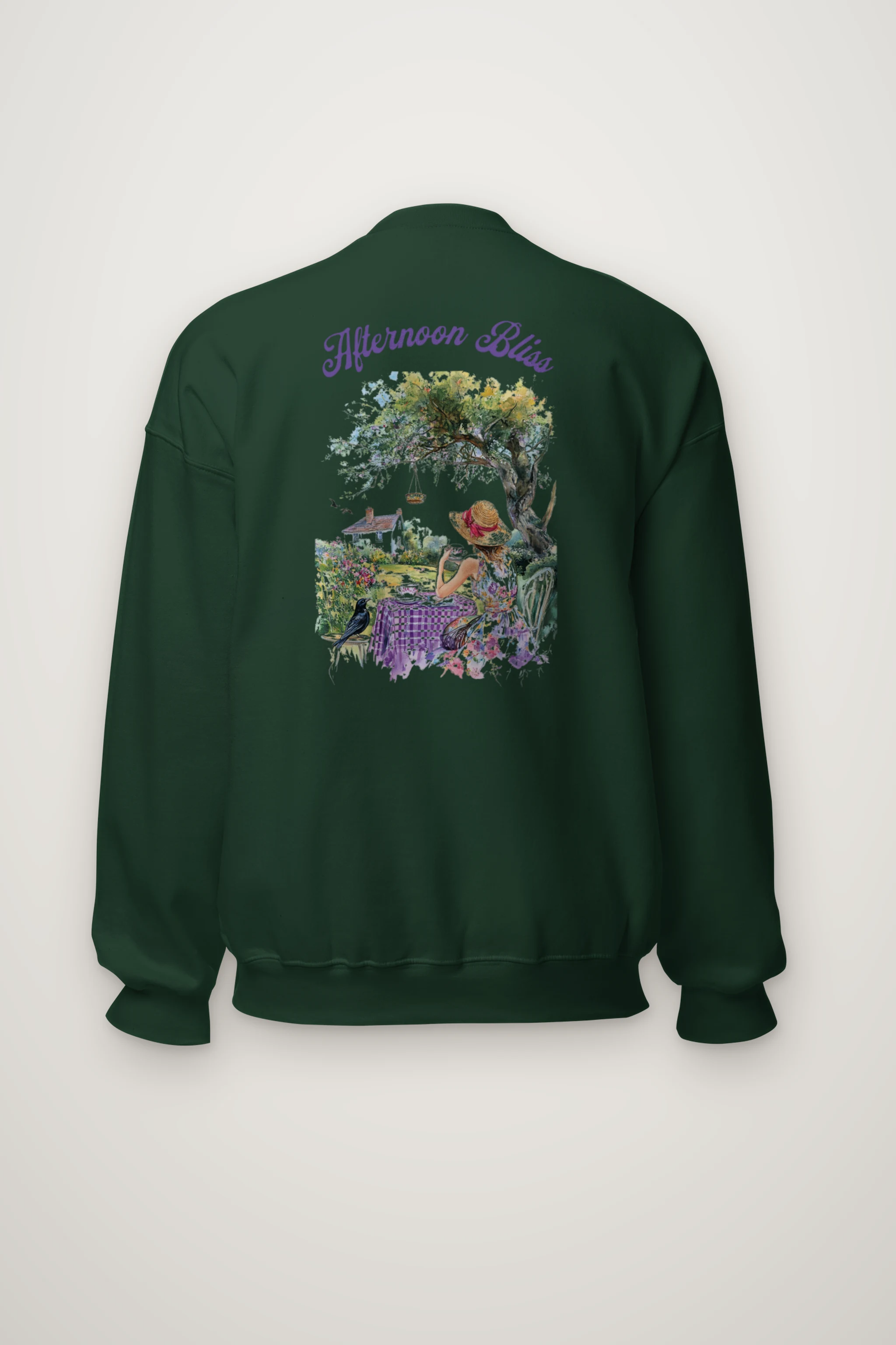 "Afternoon Bliss" Heavy Blend Unisex Crewneck Sweatshirt